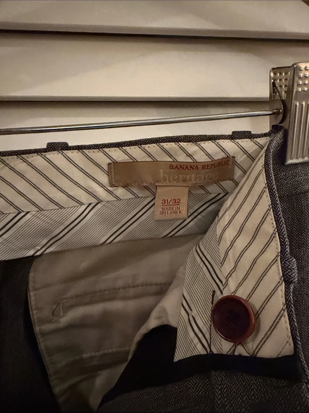 Men's Gray Dress Pants - Classic Straight Fit